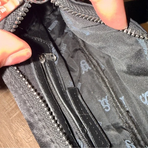 Steve Madden Black Bvital Crossbody Bag with Chain Accent - Picture 4 of 7